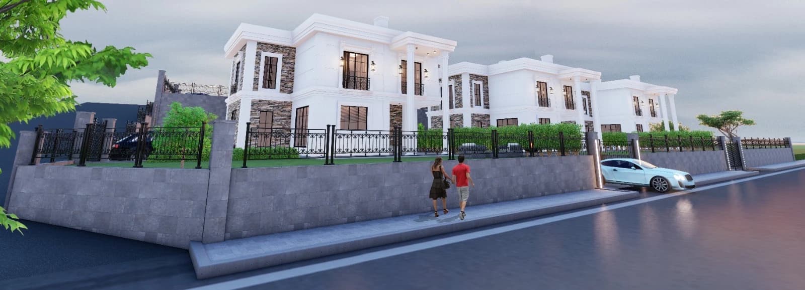 Talas Villa Project — View from the entrance