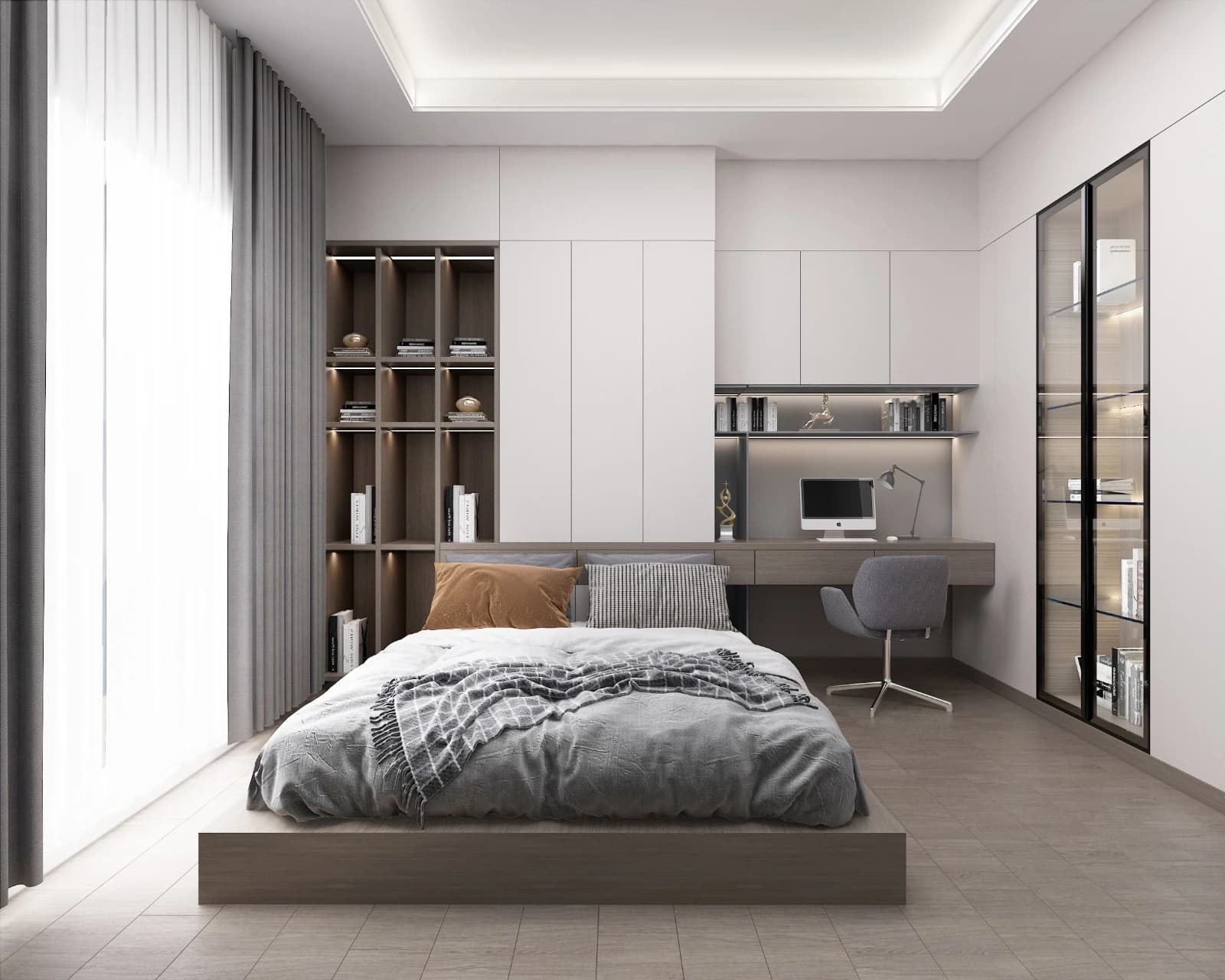 Talas Villa Project — Bedroom — study corner